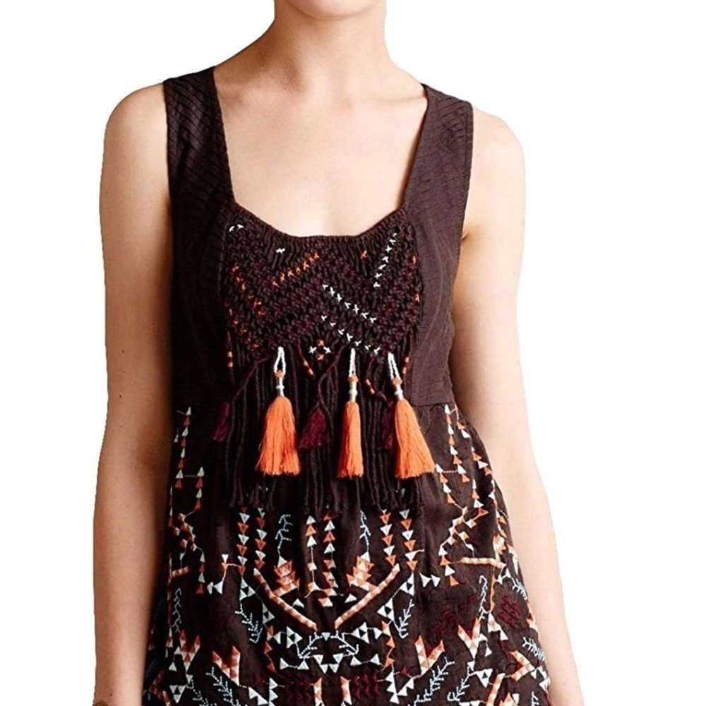 Akemi + Kin “Rigmarole” Boho Top, Size X Small - Picture 3 of 16